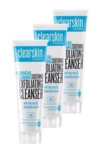 Avon Siyah Nokta Karşıtı Jel Tüp Yüz Peelingi 3x100 ml