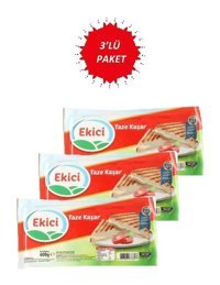 Ekici Taze Kaşar Peynir 3x600 gr