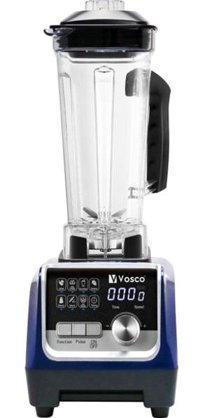 Vosco Bar Blender Pro 2 lt Plastik Hazneli Buz Kırıcı 4 Bıçaklı Büyük Blender Mavi