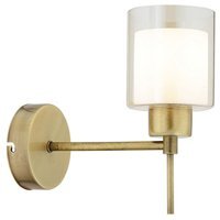 Apliqa Eskitme Tekli Metal LED Aplik Beyaz