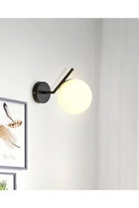 Modavize Sezen Tekli Cam LED Aplik Beyaz