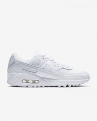 Nike Air Max 90 CQ2560-100 Bağcıklı Halı Saha Ayakkabısı Beyaz
