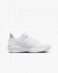 Nike Star Runner 4 DX7615-100 Bağcıklı Erkek Çocuk Koşu Ayakkabısı Beyaz