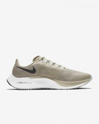 Nike Air Zoom Pegasus 37 BQ9646-200 Ortopedik Bağcıklı Kayık Taban Erkek Koşu Ayakkabısı Kum Rengi