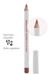 Impala No:118 Suya Dayanıklı İnce Kalıcı Mat Dudak Kalemi Gül Kurusu