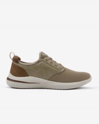 Skechers Delson 3.0 Mooney 210239-TPE Ortopedik Bağcıklı Erkek Günlük Ayakkabı Bej