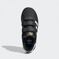 Adidas Superstar EF4840 Ortopedik Cırtlı Erkek Çocuk Günlük Ayakkabı Siyah
