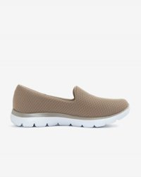Skechers Summits 896123TK-TPE Ortopedik Bağcıksız Kadın Yürüyüş Ayakkabısı Bej
