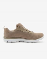 Skechers Summits Face To Face 88888316TK-TPE Ortopedik Bağcıklı Kadın Günlük Ayakkabı Bej