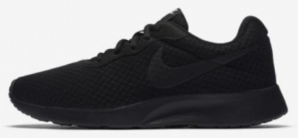 Nike Tanjun 812655-002 Bağcıklı Kadın Günlük Ayakkabı Siyah