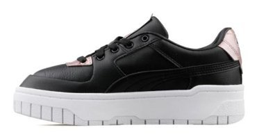Puma Cali Dream Metal 384853-01 Bağcıklı Kadın Günlük Ayakkabı Siyah
