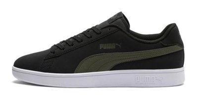 Puma Smash V2 Buck 365160-05 Bağcıklı Unisex Günlük Ayakkabı Siyah