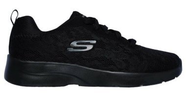 Skechers Dynamight 2.0 Homespun 12963-BBK Ortopedik Bağcıklı Kadın Antrenman Ayakkabısı Siyah