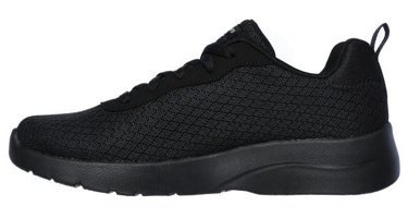 Skechers Dynamight 2.0 Eye To Eye 12964-BBK Ortopedik Bağcıklı Kadın Koşu Ayakkabısı Siyah