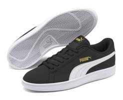 Puma Smash V2 Buck 365160-23 Bağcıklı Kadın Günlük Ayakkabı Siyah
