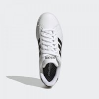 Adidas Grand Court Cloudfoam Lifestyle Court Comfort GW9214 Ortopedik Bağcıklı Kadın Günlük Ayakkabı Beyaz