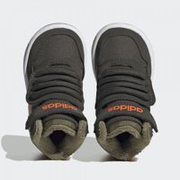 Adidas Hoops Mid Lifestyle GW4480 Cırtlı Erkek Çocuk Günlük Ayakkabı Gri