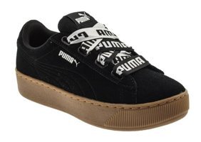 Puma Vikky Platform Ribbon Bold 365314-01 Bağcıklı Kadın Günlük Ayakkabı Siyah