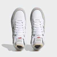 Adidas Hoops 3.0 Mid Lifestyle HP7940 Bağcıklı Erkek Günlük Ayakkabı Beyaz
