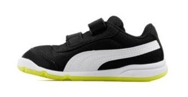 Puma Stepfleex 2 Mesh 192525-14 Cırtlı Erkek Çocuk Günlük Ayakkabı Siyah
