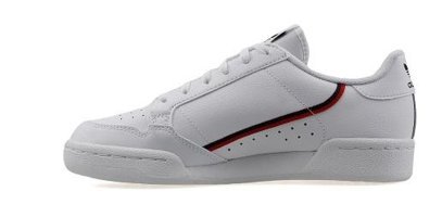 Adidas Continental 80 J F99787 Bağcıklı Kayık Taban Kadın Günlük Ayakkabı Beyaz