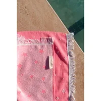Ayera Home Yıldız Plaj Havlusu Pembe