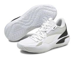Puma Court Rider I 195634-03 Ortopedik Bağcıklı Erkek Basketbol Ayakkabısı Beyaz