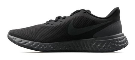 Nike Revolution 5 BQ5671-001 Bağcıklı Kadın Koşu Ayakkabısı Siyah