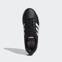 Adidas Grand Court TD Lifestyle Court GW9262 Bağcıklı Kadın Günlük Ayakkabı Siyah