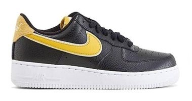Nike Air Force 1 Suede Sneaker AA0287-017 Ortopedik Bağcıklı Kadın Günlük Ayakkabı Siyah