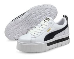 Puma Mayze 381983-01 Bağcıklı Kadın Günlük Ayakkabı Beyaz
