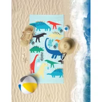 Vevien Home Pamuklu Çocuk Plaj Havlusu Mavi