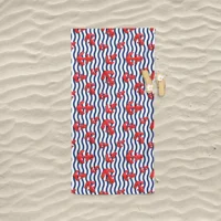 Pastel Çapa Pamuklu Plaj Havlusu Çok Renkli