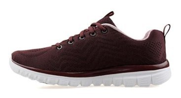 Skechers Graceful Get Connected 12615-WINE Bağcıklı Kadın Günlük Ayakkabı Bordo