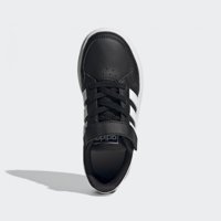 Adidas Breaknet FZ0105 Ortopedik Bağcıklı-Cırtlı Erkek Çocuk Günlük Ayakkabı Siyah