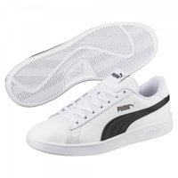 Puma Smash V2 Leather 365215-01 Bağcıklı Erkek Günlük Ayakkabı Beyaz