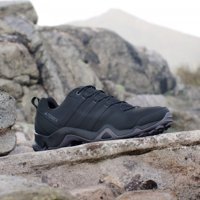 Adidas AX2S IE0814 Ortopedik Bağcıklı Traxion Erkek Yürüyüş Ayakkabısı Siyah