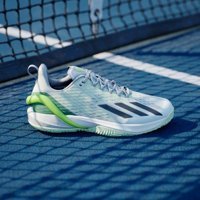 Adidas Adizero Cybersonic IF0435 Ortopedik Bağcıklı Adiwear Erkek Tenis Ayakkabısı Beyaz