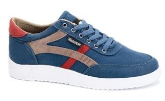 Slazenger Davie SA12LE248-789 Bağcıklı Erkek Günlük Ayakkabı Mavi