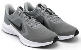 Nike Downshifter 10 CI9981-003 Bağcıklı Erkek Koşu Ayakkabısı Gri