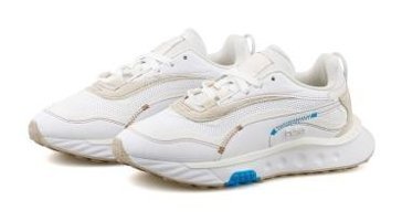 Puma Wild Rider Unfold Infuse 384050-01 Bağcıklı Kadın Günlük Ayakkabı Beyaz