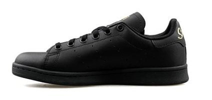 Adidas Stan Smith EF4914 Ortopedik Bağcıklı Erkek Çocuk Günlük Ayakkabı Siyah