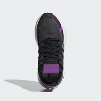 Adidas Nite Jogger FX6903 Ortopedik Bağcıklı Kadın Günlük Ayakkabı Siyah