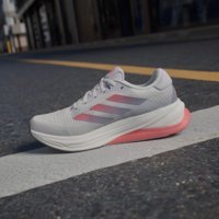 Adidas Supernova Solution IG5851 Ortopedik Bağcıklı Adiwear Kadın Koşu Ayakkabısı Beyaz