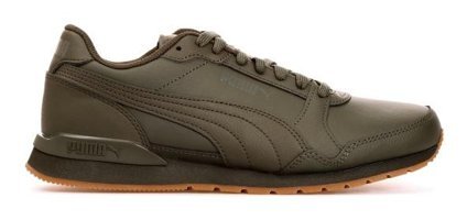 Puma ST Runner V3 L 384855-16 Ortopedik Bağcıklı Eva Unisex Günlük Ayakkabı Haki