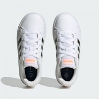 Adidas Grand Court Lifestyle IF2884 Bağcıklı Erkek Çocuk Günlük Ayakkabı Beyaz