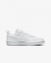 Nike Court Borough Low Recraft GS DV5456-106 Bağcıklı Erkek Çocuk Günlük Ayakkabı Beyaz