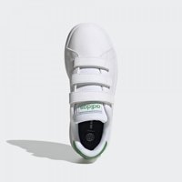 Adidas Advantage Court Lifestyle Hook-And-Loop GW6494 Cırtlı Erkek Çocuk Günlük Ayakkabı Beyaz