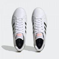 Adidas Grand Court Base Lifestyle Court HR0234 Ortopedik Bağcıklı Erkek Günlük Ayakkabı Beyaz