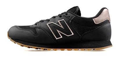 New Balance 500 GW500BPB Bağcıklı Kadın Günlük Ayakkabı Siyah